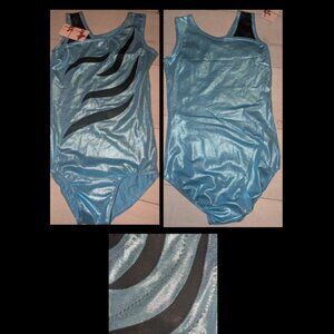 NWT Dance Unitard Bodysuit Gymnastics Performance Girls Size 12